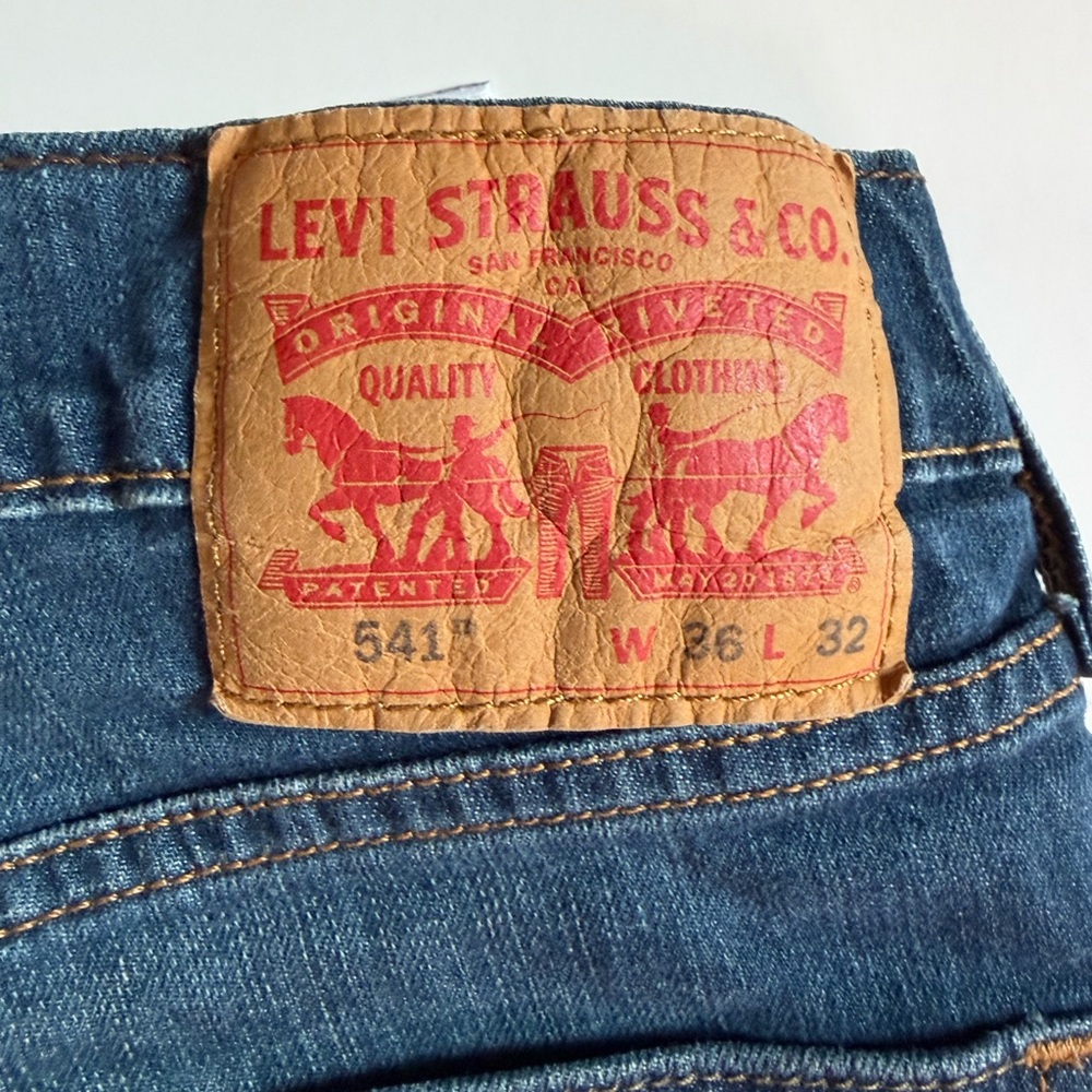 Men‎ Levi’s Classic blue jeans size W36 L32 98% cotton - Picture 2 of 7